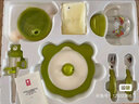 babycare寶寶輔食碗勺子不銹鋼兒童餐具水杯圍兜注水保溫碗飯盒新生兒禮盒 曬單實(shí)拍圖
