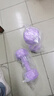 帝威啞鈴女士家用包膠小啞鈴健身器材兒童初學(xué)者瑜伽塑形男士鍛煉臂肌 【夢(mèng)幻紫】2kg*2 入門(mén)基礎 曬單實(shí)拍圖