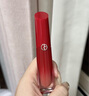 阿瑪尼新品紅管水唇紗啞光唇釉#161絕對(duì)純裸 顯白口紅 生日禮物禮盒女 曬單實(shí)拍圖