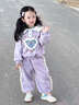 G.DUCKKIDS小黃鴨女童冬裝套裝2025新款兒童加絨加厚兩件套4女寶寶5冬季衣服 紫色 120 cm 曬單實(shí)拍圖
