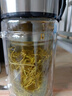 天喜（TIANXI） 玻璃杯雙層隔熱防燙茶杯便攜商務(wù)辦公杯男士大容量泡茶杯水杯 【騎士黑】520ml 曬單實(shí)拍圖