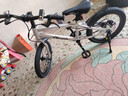 鳳凰兒童自行車(chē)男女小孩山地車(chē)3-5-6-8-10-12-16歲學(xué)生碟剎腳踏車(chē)禮物 *推薦【高配單速-輻條輪】鈦金銀+大禮包 16寸【帶輔助輪+腳撐】 曬單實(shí)拍圖