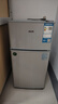奧克斯小冰箱家用小型迷你冷藏冷凍兩用出租房宿舍用節能省電寢室辦公室電冰箱 【升級凈化去味】30A146DW銀【節能省電】 曬單實(shí)拍圖