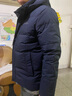波司登（BOSIDENG）【反季】羽絨服新國標90絨男短款新升級版型高包容連帽保暖外套 黑黛青5177 L 180/100A 曬單實拍圖