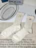 貓人【100%純棉】女士襪子女卡通刺繡點(diǎn)子紗芭蕾風(fēng)中筒襪5雙25年新品 曬單實(shí)拍圖