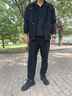 安踏男鞋運動鞋男秋季男士軟底網(wǎng)面透氣跑步鞋休閑鞋男皮面防水鞋子男 【熱賣推薦款秋季男鞋】黑色 43 （9.5碼） 曬單實拍圖