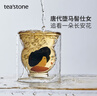 teastone 歡心杯玻璃杯雙層隔熱茶杯水杯酒杯飲料杯高硼硅玻璃高顏值送禮 歡心杯【長(zhǎng)安花】250ml 曬單實(shí)拍圖
