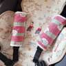 babyincoming寶寶手推車扶手保護(hù)套嬰兒推車護(hù)肩防咬紗布口水巾防咬口水巾 灰星星20*20cm兩條 -六層紗布 無規(guī)格 曬單實(shí)拍圖
