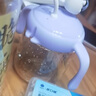貝親（Pigeon）兒童牛奶杯1-3歲 寶寶喝奶瓶 PPSU直飲泡奶吸管水杯 紫色330mL 曬單實拍圖