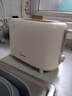 美的（Midea）面包機多士爐早餐烤吐司機 烤三明治面包片2片小型家用不銹鋼早餐機輕食機 6檔烘烤帶防塵蓋 RP04 曬單實(shí)拍圖