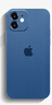 奶小鴨 適用蘋(píng)果12mini手機殼 iphone12mini保護套鏡頭全包超薄透明磨砂防摔軟殼男女款 海藍色 曬單實(shí)拍圖