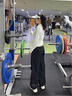 李寧直筒加絨保暖運動(dòng)長(cháng)褲女子25新款秋季寬松工裝褲傘兵褲AYKV990 曬單實(shí)拍圖