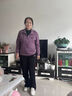 緹米媗中年媽媽秋裝運(yùn)動(dòng)服套裝洋氣減齡中老年女春秋外套休閑時(shí)尚三件套 葡萄紫828 （時(shí)尚運(yùn)動(dòng)三件套） 2XL 建議穿118-130斤 曬單實(shí)拍圖