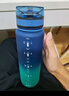京東京造運動(dòng)水杯  tritan水杯運動(dòng)水壺大容量外出方便攜帶 青藍漸變1L 曬單實(shí)拍圖