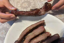 湖南特產臘排骨正宗柴火臘肉臘腸土豬肉農家煙熏排骨熟食臘味年貨 煙熏臘排骨【前排】2斤 曬單實拍圖
