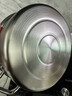 1810不銹鋼復底加厚家用蒸煮燉帶蒸籠電磁爐湯鍋無(wú)涂層蒸燉多功能 五層復底無(wú)涂層【18/10】 20cm 曬單實(shí)拍圖