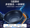 德世朗（DESLON）藍(lán)鯊麥飯石不粘鍋炒菜家用平底燃?xì)庠铍姶艩t無油煙不沾鍋 曬單實(shí)拍圖