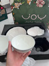 松發(fā)瓷器陶瓷餐具套裝碗碟盤(pán)子家用菜盤(pán)新款喬遷新居碗具餐盤(pán) 漸變灰25頭 曬單實(shí)拍圖