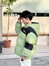 G.DUCKKIDS小黃鴨男童羽絨棉服冬季兒童外套短款加厚棉衣1-3男寶寶冬裝棉襖 綠色 90 cm建議身高85-95cm 曬單實(shí)拍圖