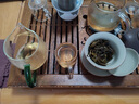 透明玻璃公道杯茶海分茶器隔熱防燙加厚高硼硅玻璃2025新款過(guò)濾器 綠把（加厚）玻璃公道杯330ml 曬單實(shí)拍圖