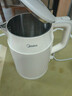 美的（Midea）【國家補(bǔ)貼】燒水壺電熱水壺大容量 家用水壺?zé)?04不銹鋼 雙層防燙智能防干燒多重防護(hù)無縫內(nèi)膽 1.5L 暖壺圓墩墩MK-SHM1569 曬單實(shí)拍圖