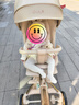 丸丫T6-2遛娃神器高景觀(guān)嬰兒推車(chē)可坐可躺輕便折疊可換向香檳金PLUS 曬單實(shí)拍圖