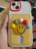 孜泰 適用蘋(píng)果15手機殼iphone15保護套立體個(gè)性創(chuàng  )意防摔殼【立體笑臉-送掛繩】 曬單實(shí)拍圖