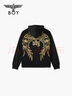 BOY LONDON【燦若繁星】秋情侶外套重工連帽開(kāi)衫衛衣N06904 粉色七彩翅膀 XS 曬單實(shí)拍圖