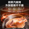美的（Midea）空氣炸鍋免翻面2025年新款家用大容量6L經(jīng)典旋鈕 空氣炸鍋微波爐烤箱一體機三合一國家補貼KZE6016 曬單實(shí)拍圖