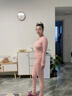 貓人保暖內衣女士無(wú)痕秋衣秋褲套裝加絨加厚冬季美膚羊毛防寒發(fā)熱 【發(fā)熱御寒】淺粉 L 【體重約：95-115斤】 曬單實(shí)拍圖