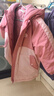 戴維貝拉兒童棉服冬裝男童連帽外套女童洋氣棉衣女寶寶 曬單實(shí)拍圖