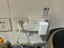 捷波朗插座擴展居家通用廚房客廳墻面明裝免打孔直插式插座擴展器床頭電源插座86型一轉多拓展多孔位插座 白色【二位向左擴展】14孔 曬單實(shí)拍圖