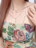 初逅胸鏈身體鏈流蘇項鏈情侶輕奢小眾男女情趣純欲配飾高級感鎖骨骨鏈 胸鏈【銀色款】 曬單實(shí)拍圖