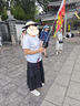 森馬防曬帽女士遮陽(yáng)帽太陽(yáng)帽空頂帽可折疊草帽涼帽夏季遮臉?lè )雷贤饩€(xiàn) 曬單實(shí)拍圖