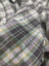 森馬（Semir）[商場(chǎng)同款]長(cháng)袖襯衫女中長(cháng)款oversize春2025格紋上衣101125105007 曬單實(shí)拍圖
