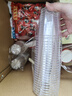 拜杰一次性杯子航空杯飲水杯啤酒白酒杯硬塑料茶杯八角杯200ML*50只 曬單實(shí)拍圖
