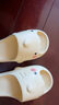 chikoku新款小萌鯊拖鞋女夏季家居可愛(ài)厚底防滑情侶鯊魚(yú)涼拖鞋男夏 曬單實(shí)拍圖