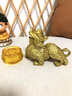 繽越銅貔貅擺件銅一對(duì)公母銅皮丘客廳酒柜玄關(guān)裝飾品辦公室開業(yè)禮品 曬單實(shí)拍圖