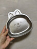 樂(lè )扣樂(lè )扣（LOCK&LOCK）寶寶餐盤(pán)幼兒園吃飯卡通兒童輔食碗餐具316不銹鋼 小兔子280ml 曬單實(shí)拍圖