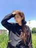 NICEBAD(原WORKSOUT)7A抗菌速干防螨涼感彩色不規則三針五線(xiàn)長(cháng)袖T恤 黑色(現貨) M 曬單實(shí)拍圖