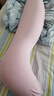 XBC天然乳膠抱枕長條海馬型抱枕男女生款睡覺夾腿抱枕成人側(cè)睡床上用 海馬抱枕加長款-配淺粉棉枕套 曬單實拍圖