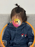 幼歌（YOUGE）嬰幼兒萌趣保暖寬松連帽外套舒適柔軟細膩不掉色牛仔衣 牛仔藍 100 cm 曬單實拍圖