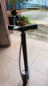 skingcond德國打氣筒自行車(chē)家用通用便攜摩托電瓶電動(dòng)車(chē)汽車(chē)籃球高壓充氣泵 【加厚鋼鐵黑】升級中款加大氣泵帶氣壓表(送多用氣嘴) 曬單實(shí)拍圖