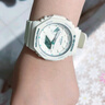 卡西歐（CASIO）多彩休閑運(yùn)動八角手表女GMA-S2100潮流透明運(yùn)動表送女友七夕禮物 GMA-S2100GA-7A八角盤+薄荷米白 曬單實(shí)拍圖