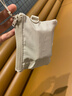 無(wú)印良品（MUJI）再生聚酯纖維 雙拉鏈包 收納袋  米色S  曬單實(shí)拍圖