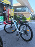 PHILLIPS山地車(chē)自行車(chē)成人男女學(xué)生鋁合金變速公路自行車(chē)減震越野腳踏單車(chē) 白色 輻條輪 高碳鋼 線(xiàn)碟 26寸 24速【推薦155-185cm】 曬單實(shí)拍圖
