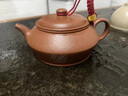 漢帝唐韻（HDTYUN）宜興原礦紫砂壺純手工泡茶壺中式功夫茶具單壺降坡泥曼殊高檔禮物降坡泥曼殊約150ml 曬單實(shí)拍圖
