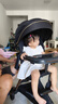 semmook遛娃神器嬰兒推車0-6歲用折疊可坐可躺帶減震雙向高景觀溜娃車 尊貴黑布蓬【雙餐盤】 曬單實拍圖