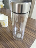 富光玻璃杯雙層帶茶隔大容量水杯 高檔商務(wù)泡茶杯 高硼硅杯子500ml 曬單實拍圖
