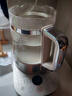 九陽（Joyoung）1.8L全玻璃沸萃養(yǎng)生壺煮茶器 316L雙鋼加長茶籃 輕音燉煮 0膠水0異味0重金屬家用電燒水壺18WY20R 曬單實拍圖